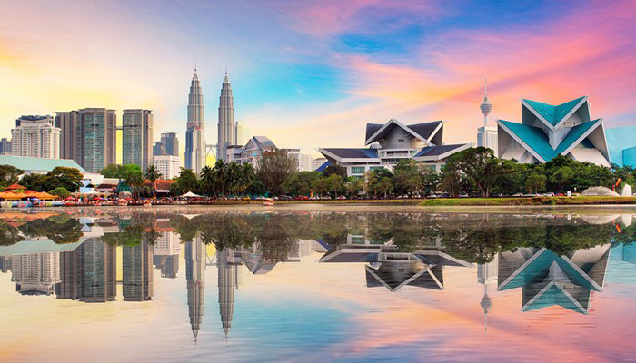 Kuala Lumpur Malaysia Skyline Titiwangsa Park