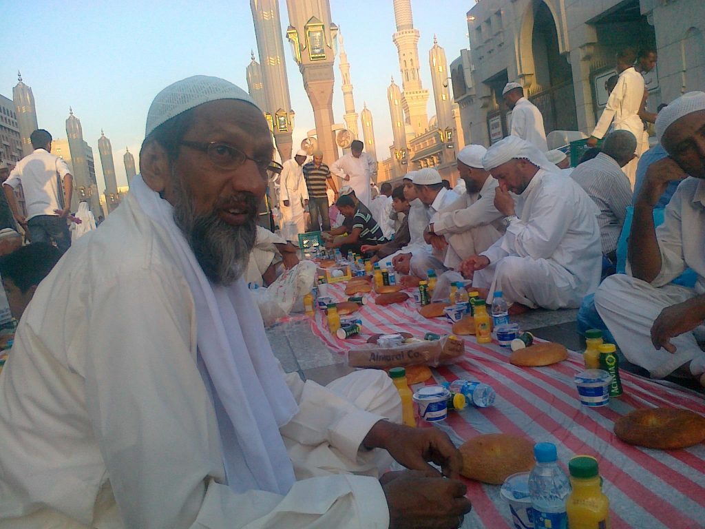 Iftar is by breaking your fast with a date